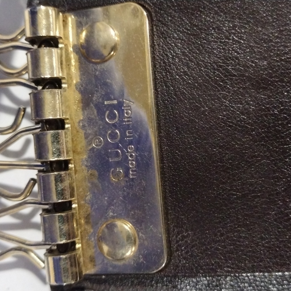 Gucci Women's Guccissima Leather Brown & Gold 6 Keys Case Holder - Accessory - Picture 12 of 13